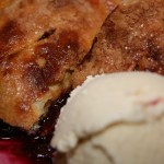 Blueberry PopTart with Vanilla Ice Cream