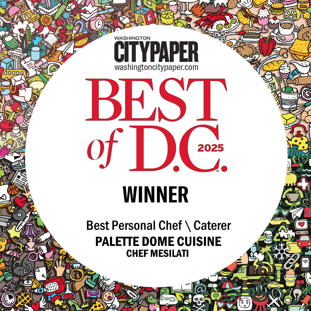 Wow! Your support means so much to us! We’re honored to be named Best Personal Chef \ Caterer in this year’s Washington City Paper readers’ poll. 

This is our fourth (4th!!!) consecutive year winning the title, and we are truly humbled by your unwavering support. 

Thank you everyone for taking the time to vote for us. We’re truly touched, and we’re looking forward to next year when we can do this all over again!

Enjoy summer, and remember, whatever is the culinary need, no matter how big or small, we can help! We are always available, and thrive on being there for you. From answering a cooking question, to delivering your weekly chef's choice meals, to preparing and serving your big event, we have the solution for you. 

#BestofDC #PersonalChef #BoutiqueCatering #MealDelivery #MadeFromScratch #OrganicFood #LocalFood #Sustainable #TimeToEatBetter #SavorNaturalFresh #BestofDC2025 #EatYourVeggies #modernmediterranean #HealthyChoices #LowFat #LowSalt #LowCarb #LowSugar #FullyTailored